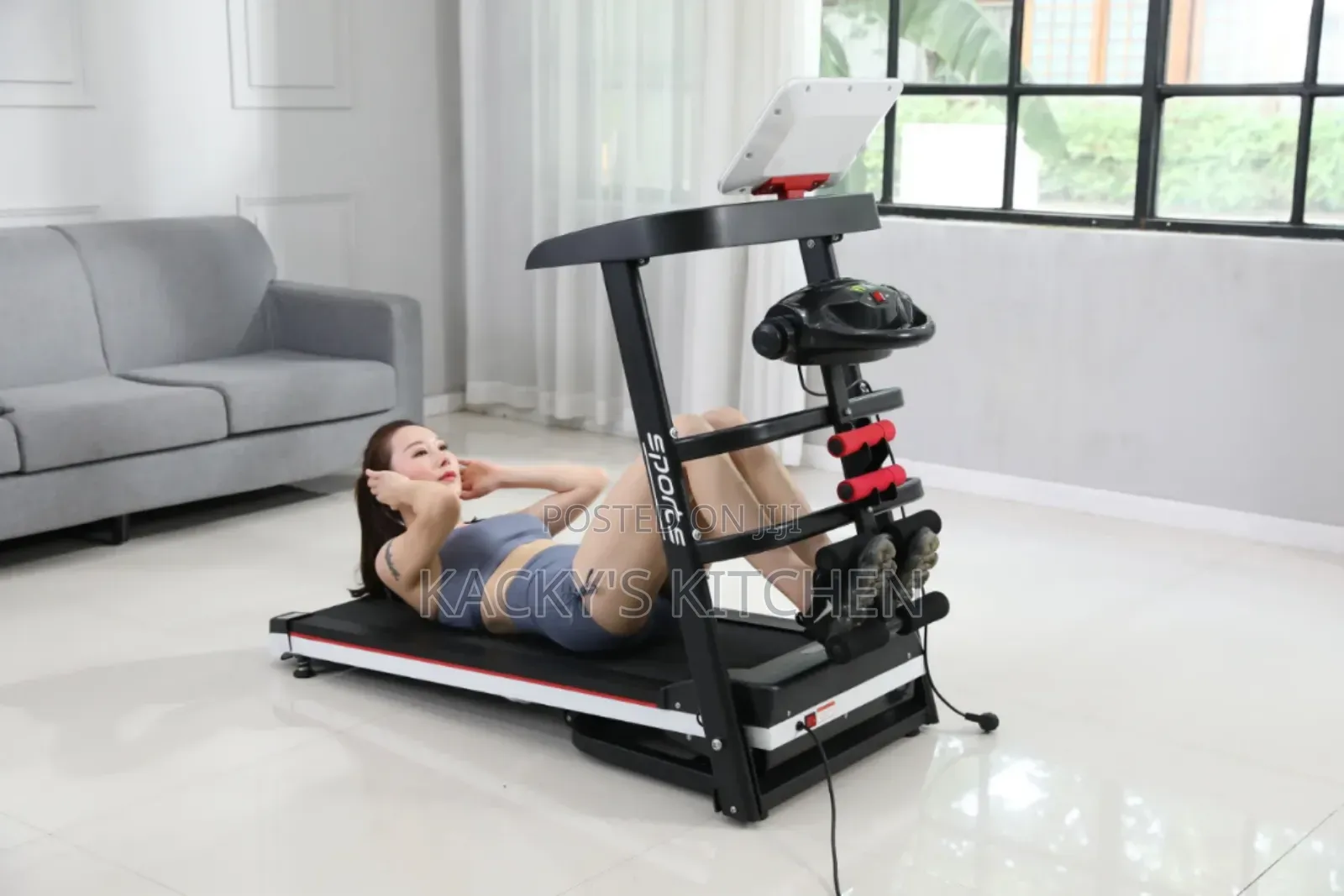 Multifunctional Fitness Foldable Treadmill With LCD Display