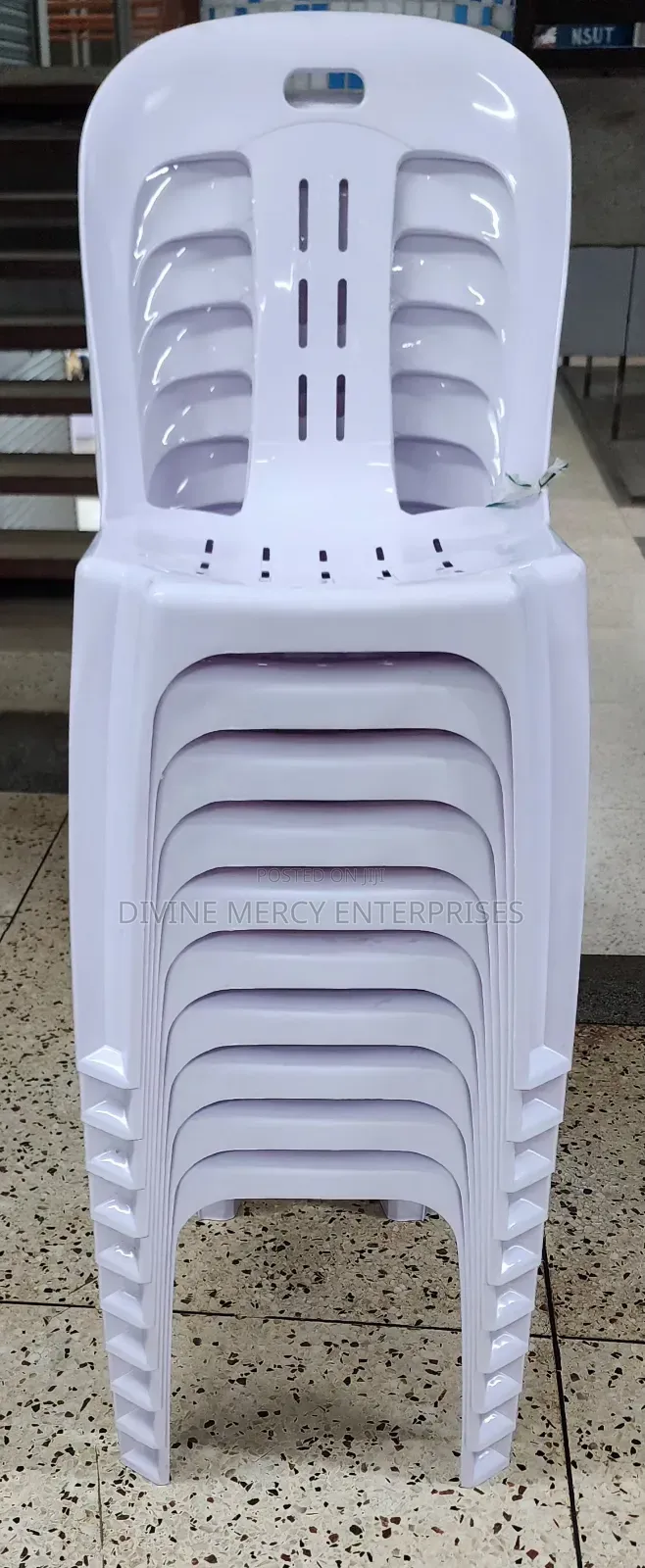 Armless Chair Short Back