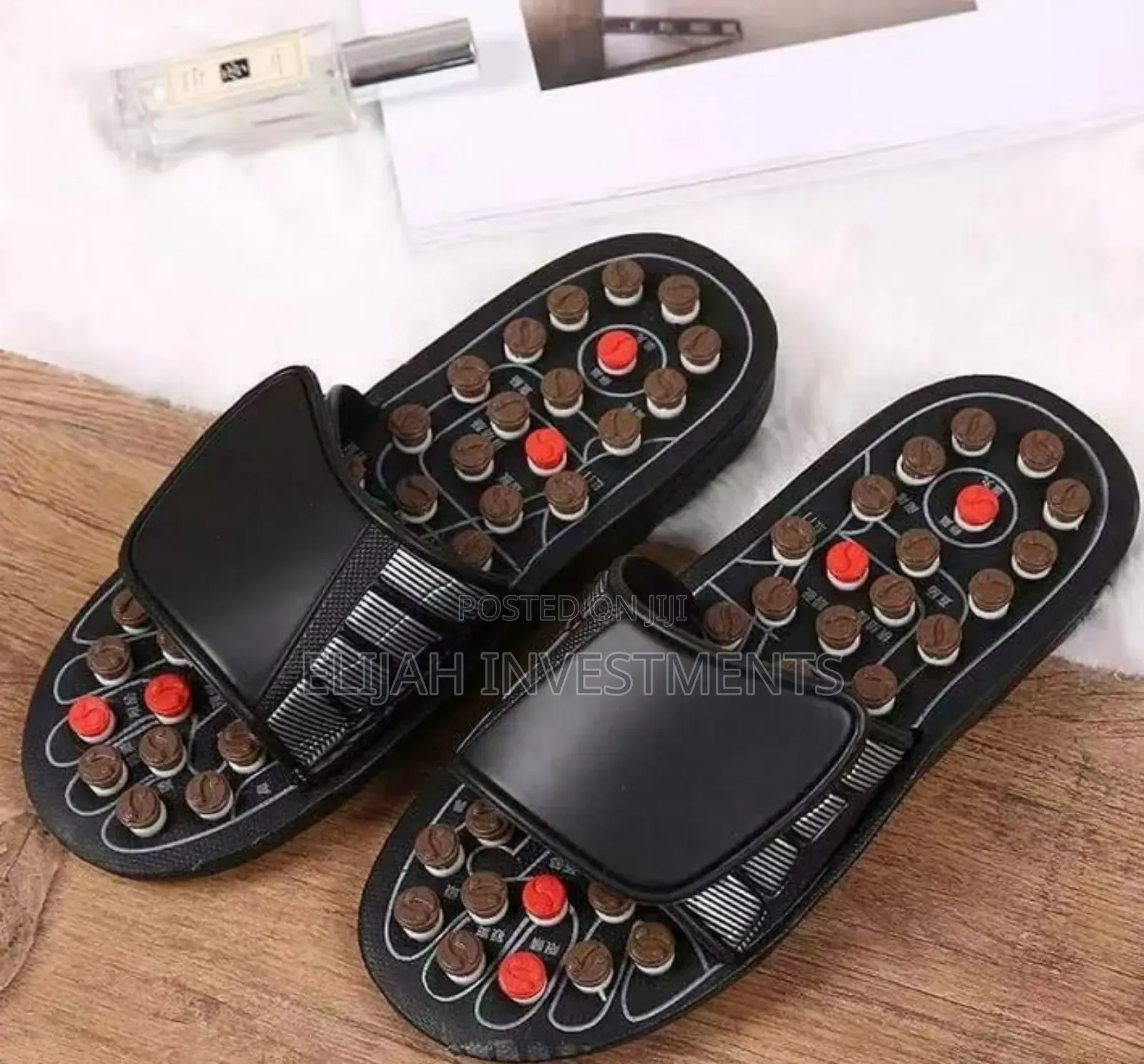 Reflexology Pressure Point Foot Massage Mat Slides Sandals
