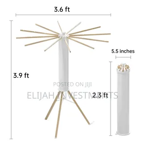 Foldable Wooden Metal Collapsible Clothes Drying Rack