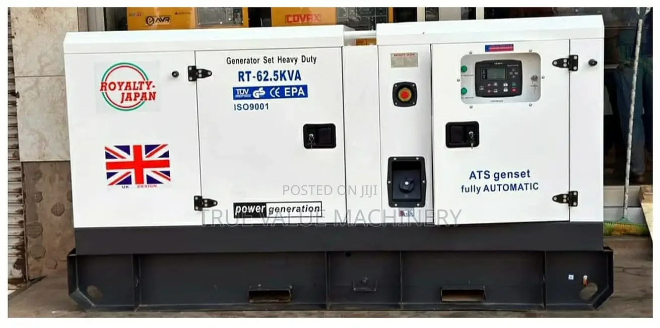 Royalty 62.5kva Silent Box Body Generator