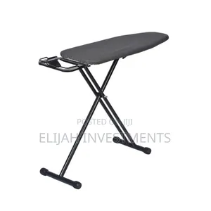 Heat Resistant Fabric Ironing Board With Iron Rest
