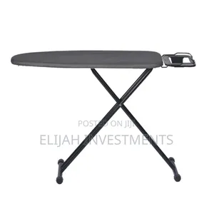 Heat Resistant Fabric Ironing Board With Iron Rest