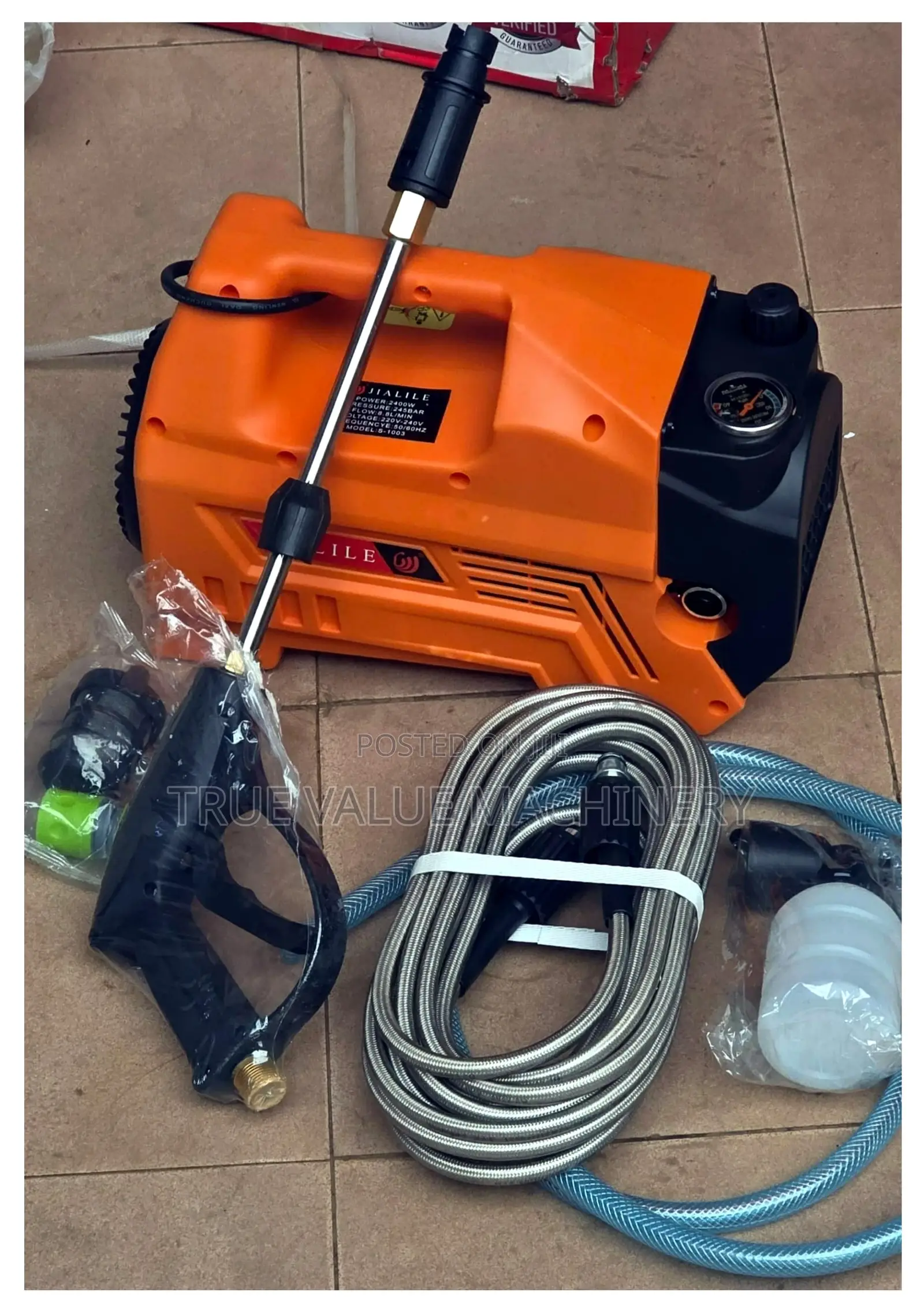 2400w 245bar Electric Portable Car Washer