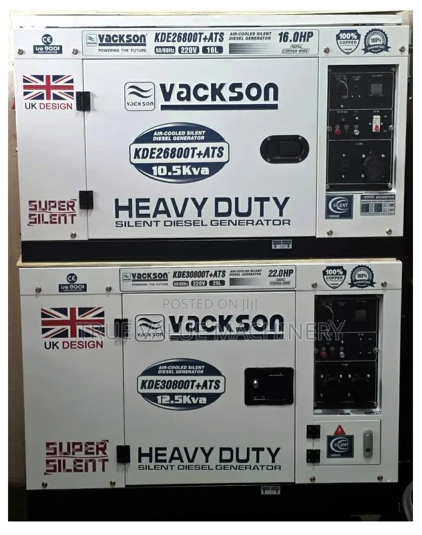 12.5kva Silent Generator 22hp Kde30800t+Ats
