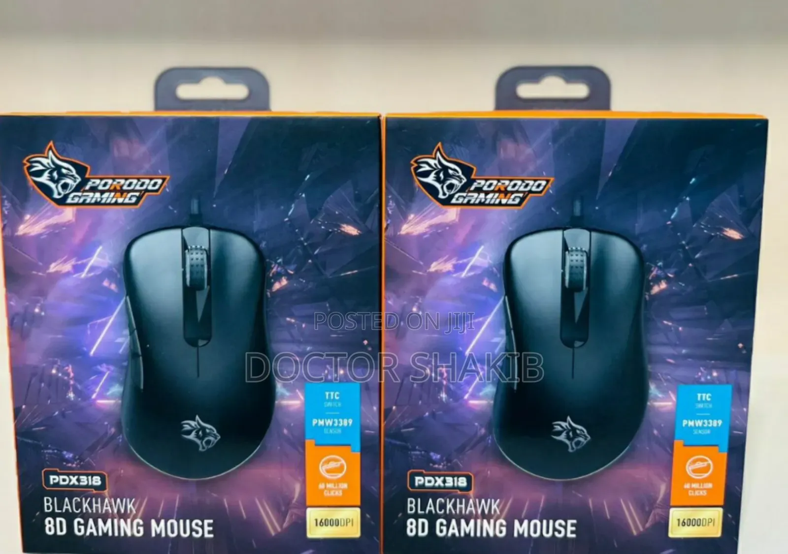 Porodo Gaming Blackhawk 8d Wired Gaming Mouse