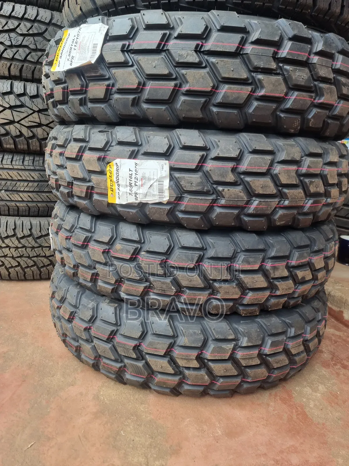 7.50r16 Dunlop New Tyres.