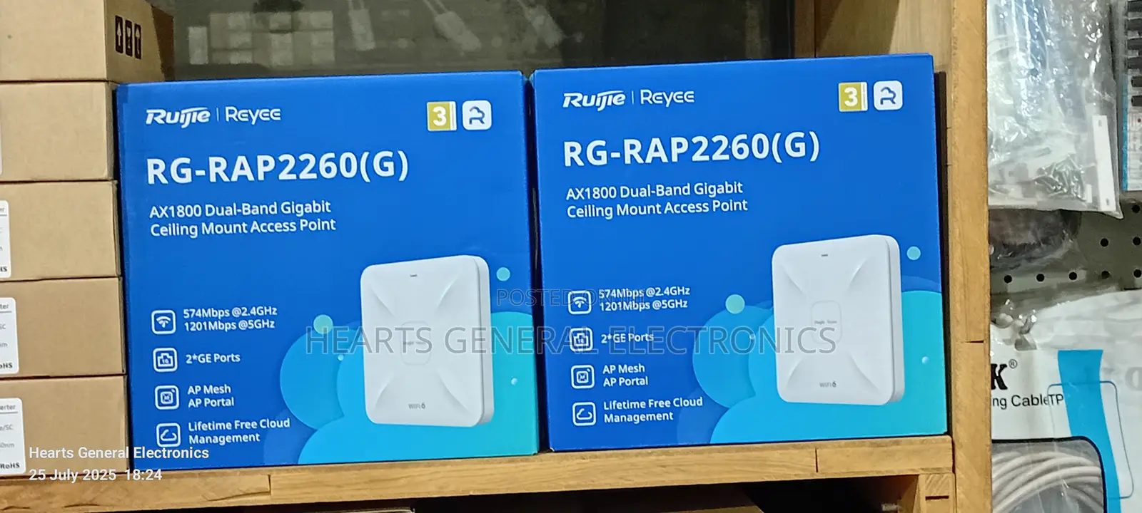 Ruijie Gigabit Ceiling Access Point Rg-rap2260 (G)