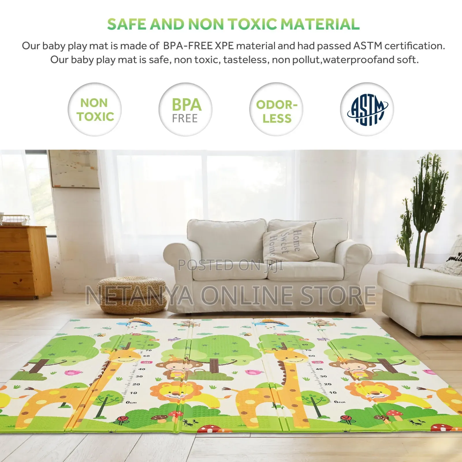 Folding Waterproof Baby Crawling Mat