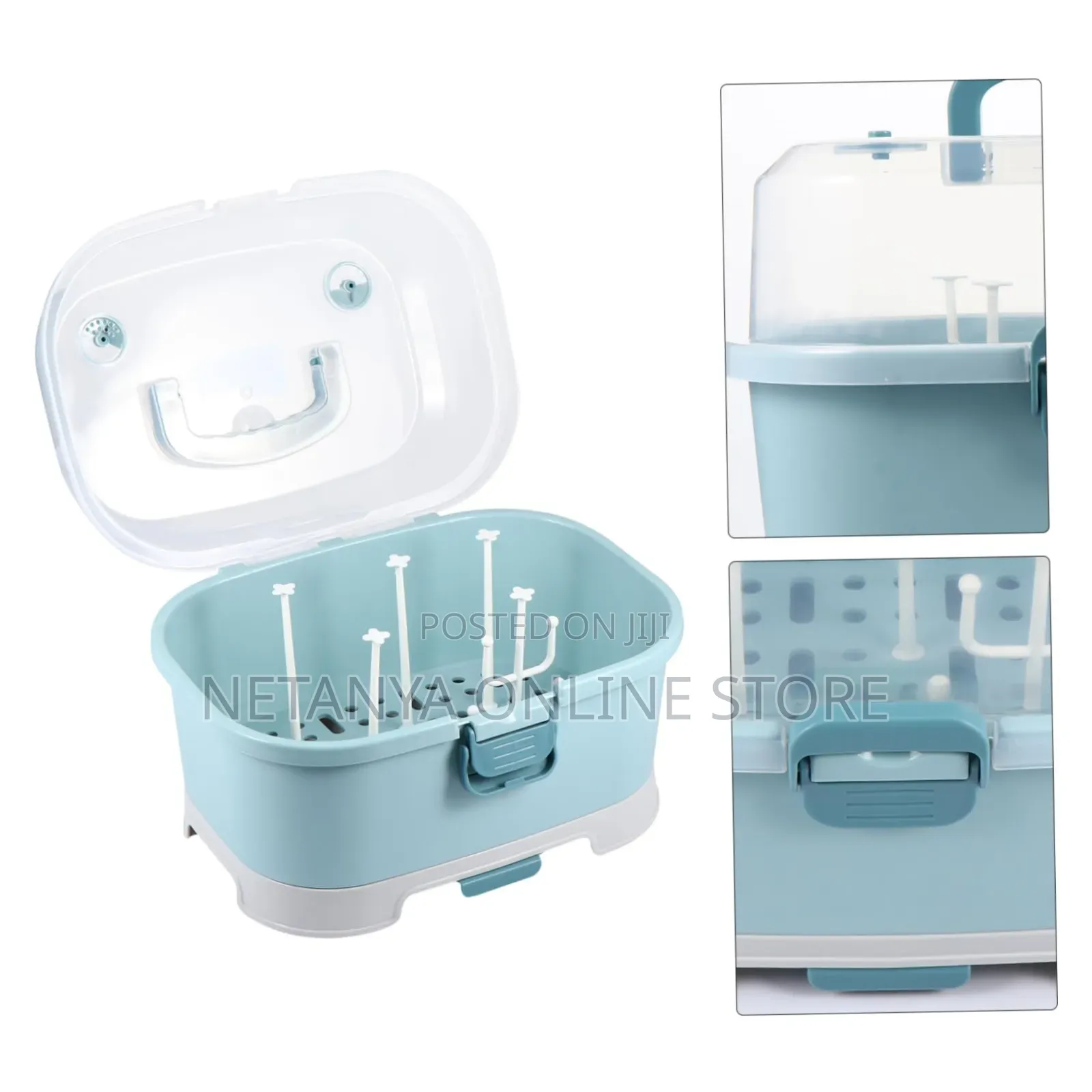 Portable Baby Bottle Storage Box With Cover
