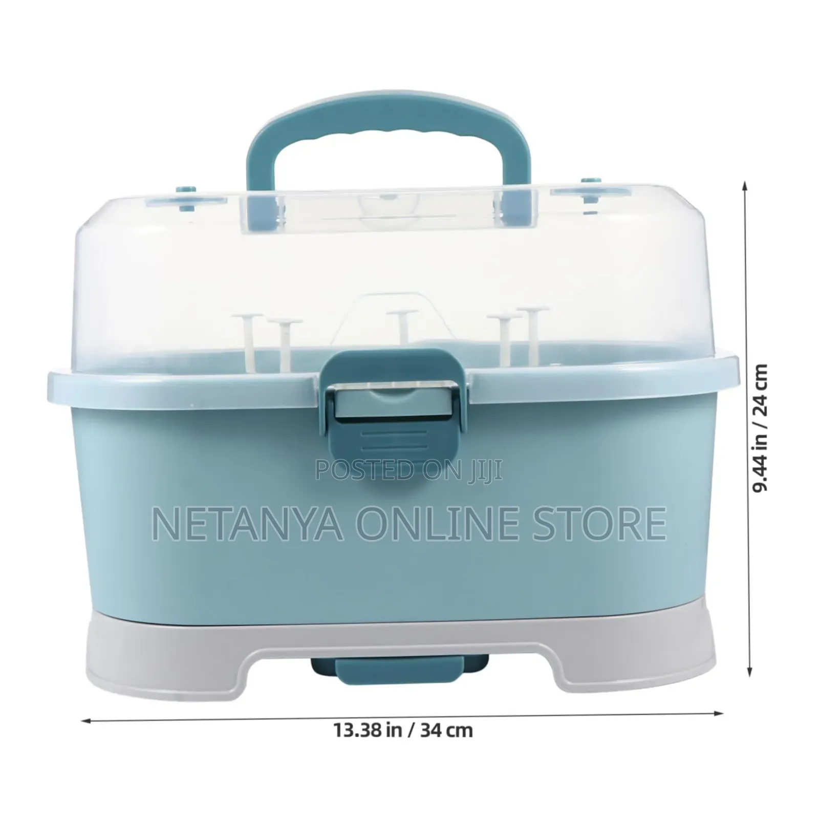 Portable Baby Bottle Storage Box With Cover