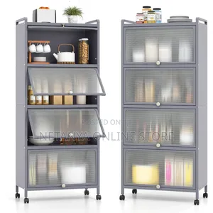 Rolling Kitchen Storage Cabinet