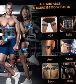 Ems Abs Maker Electric With Biceps and Triceps Sticker