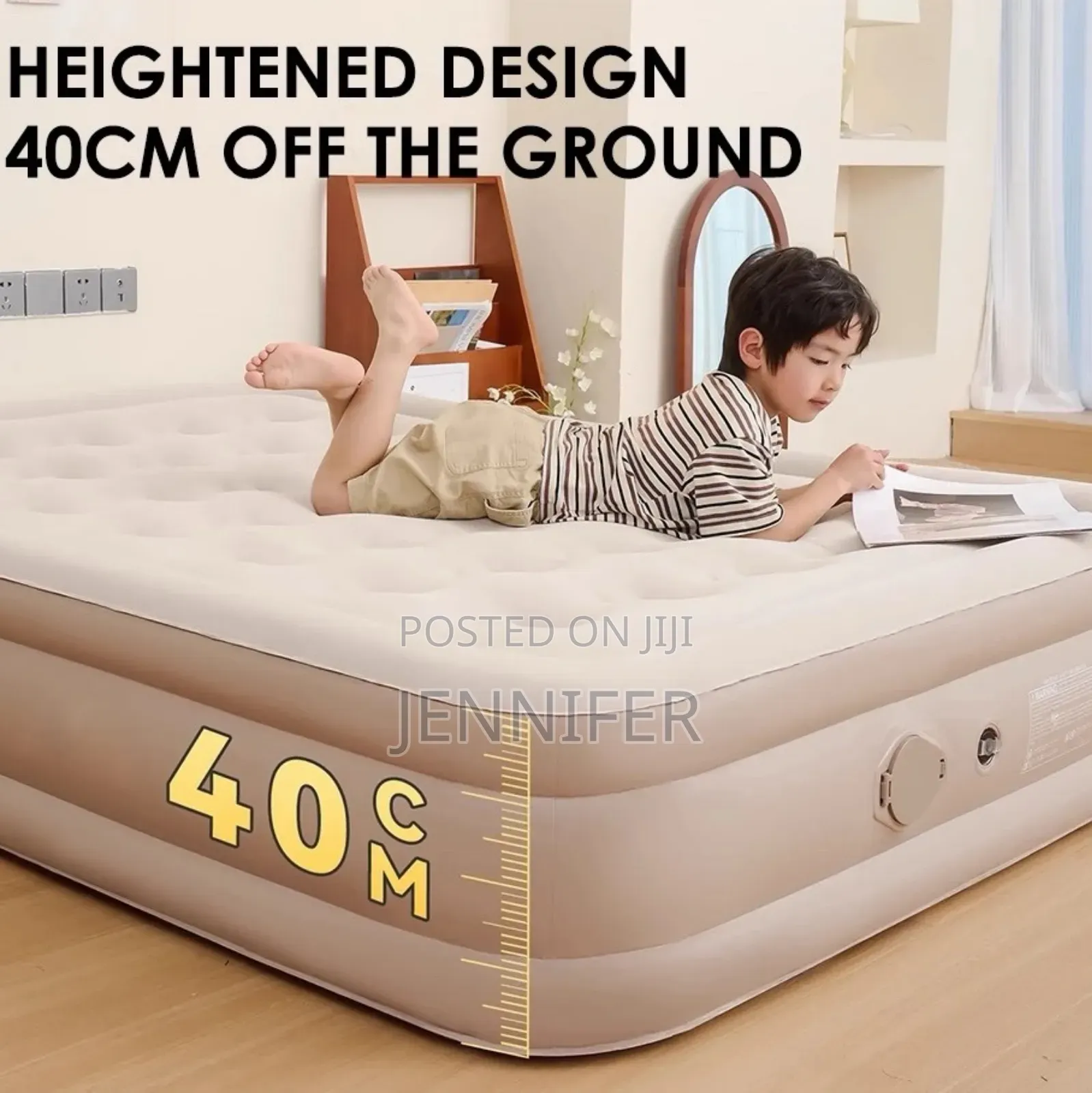 Self Inflated Big Size Air Mattress Bed