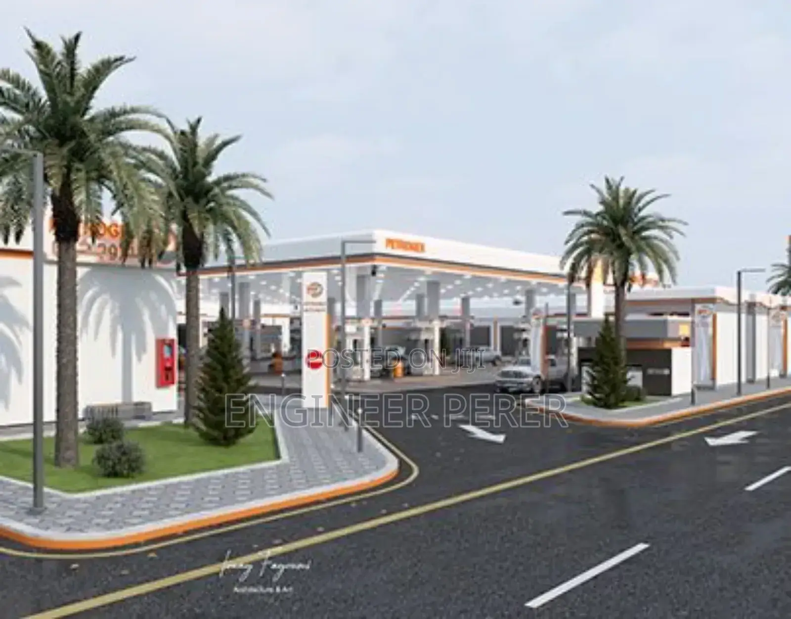Petrol Station Construction Works
