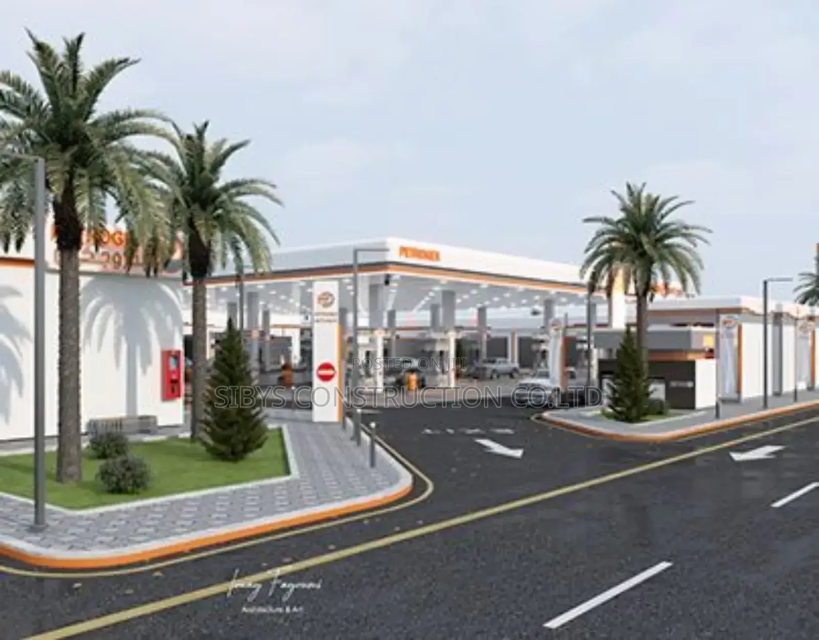 Petrol Station Construction Works