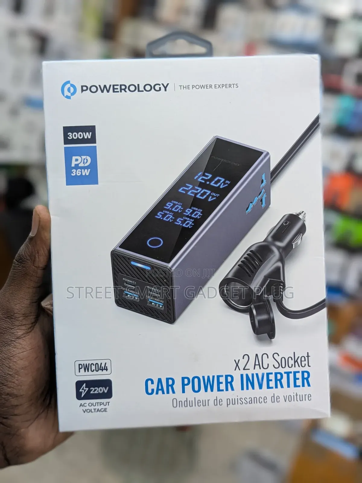 Powerology Car Power Inverter 300watts