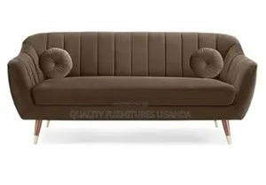Brown Fabric Butterfly Sofa Seat