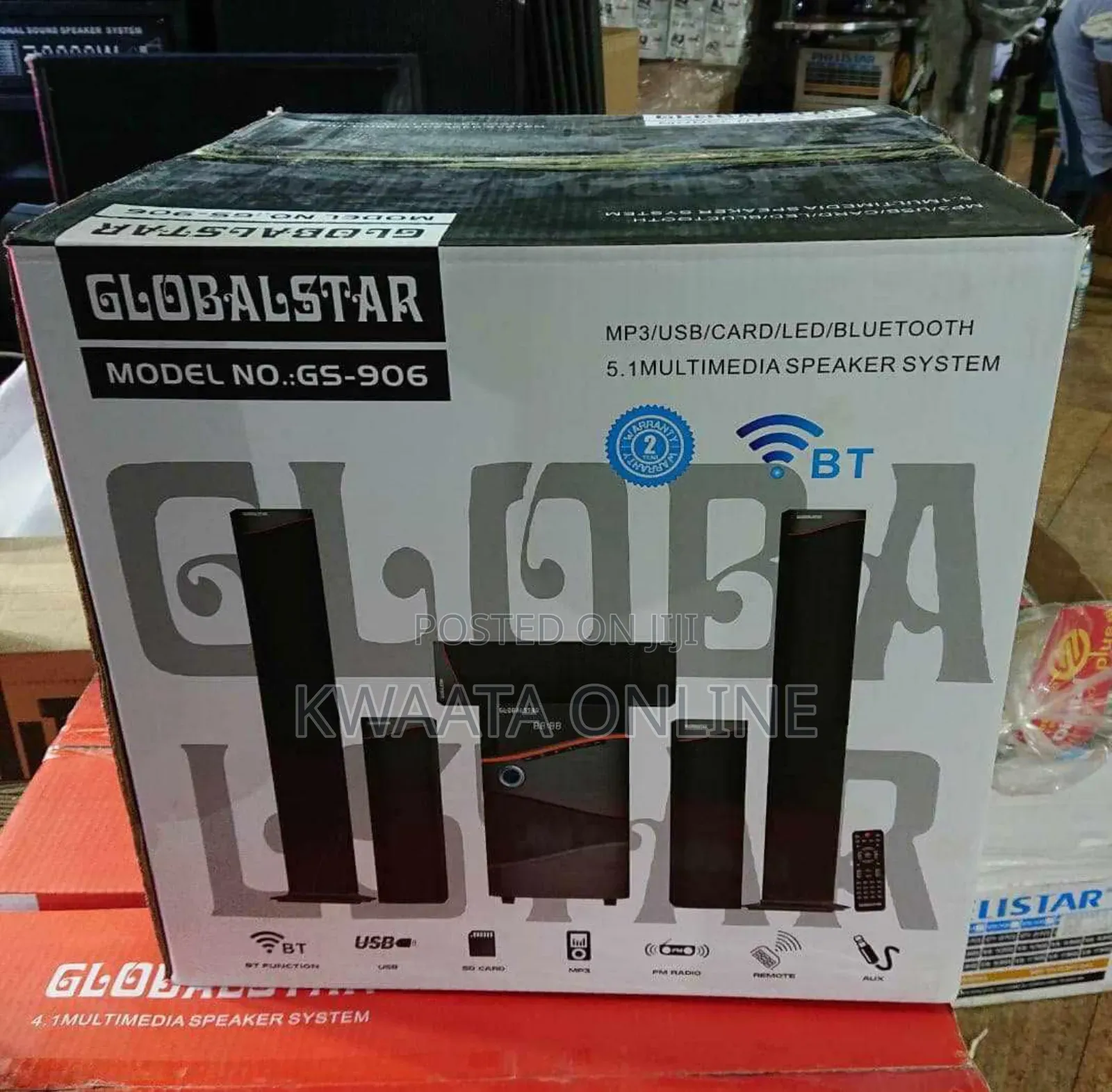 Global Star 5.1ch Multimedia Bluetooth Speaker System Gs-906