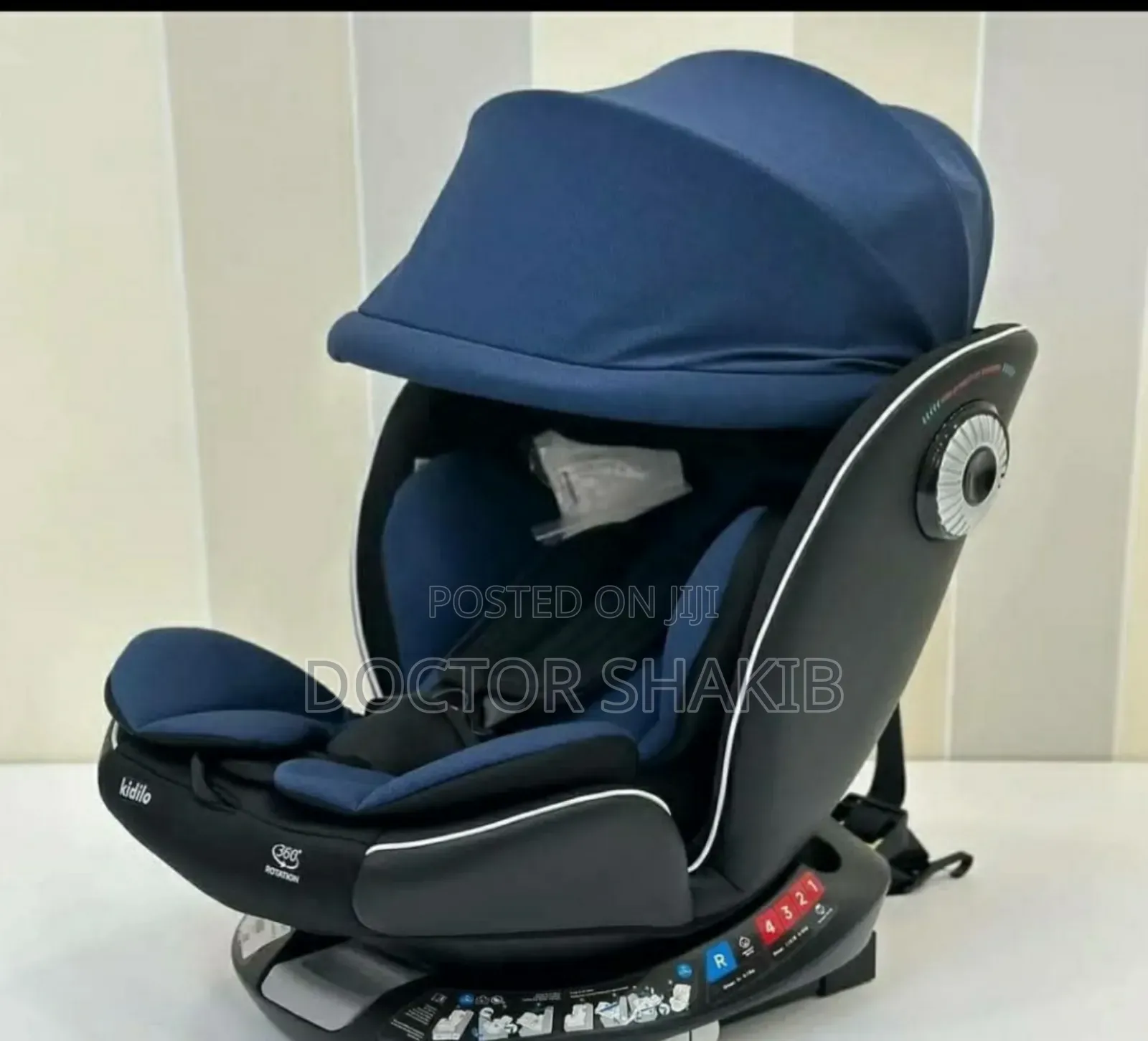 Comfortable Kidilo 360 Degrees Isofix Car Seat