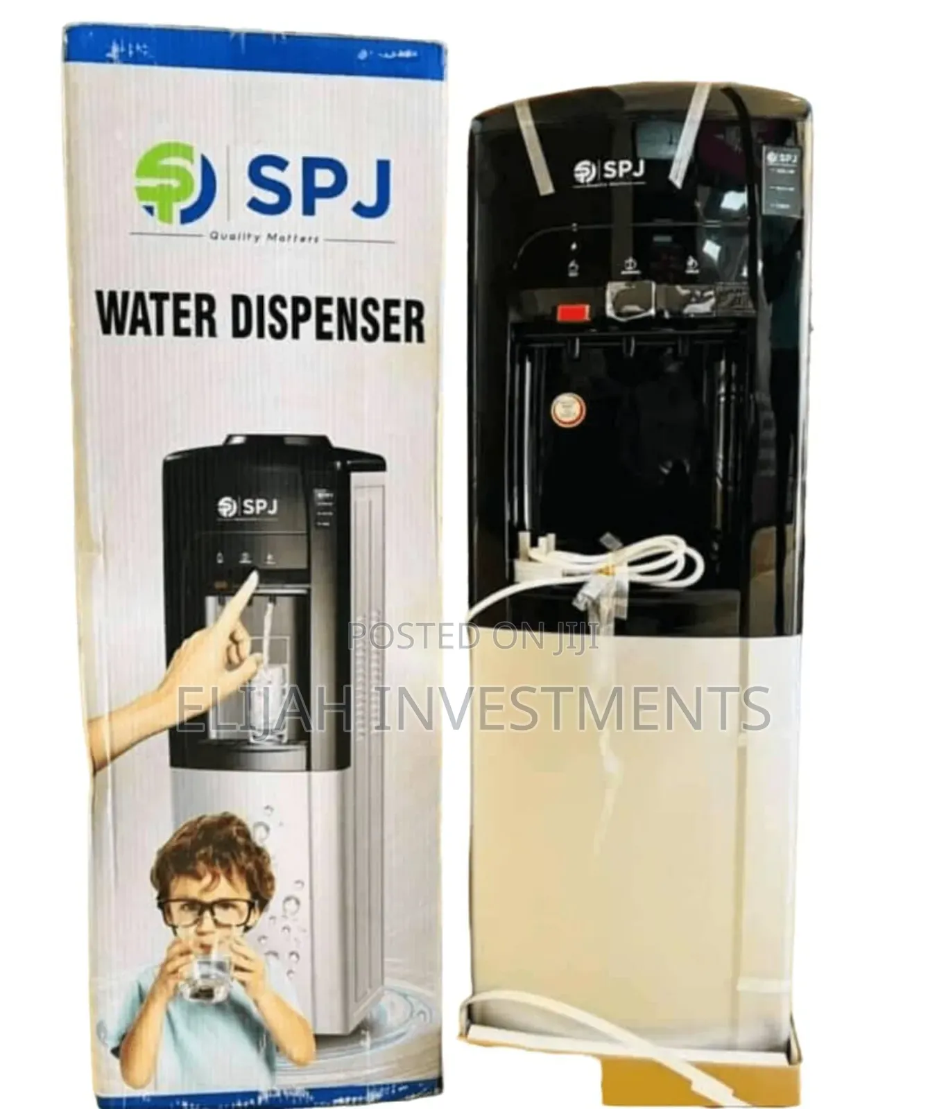 SPJ Three Tap Water Dispenser With Storage Compartment