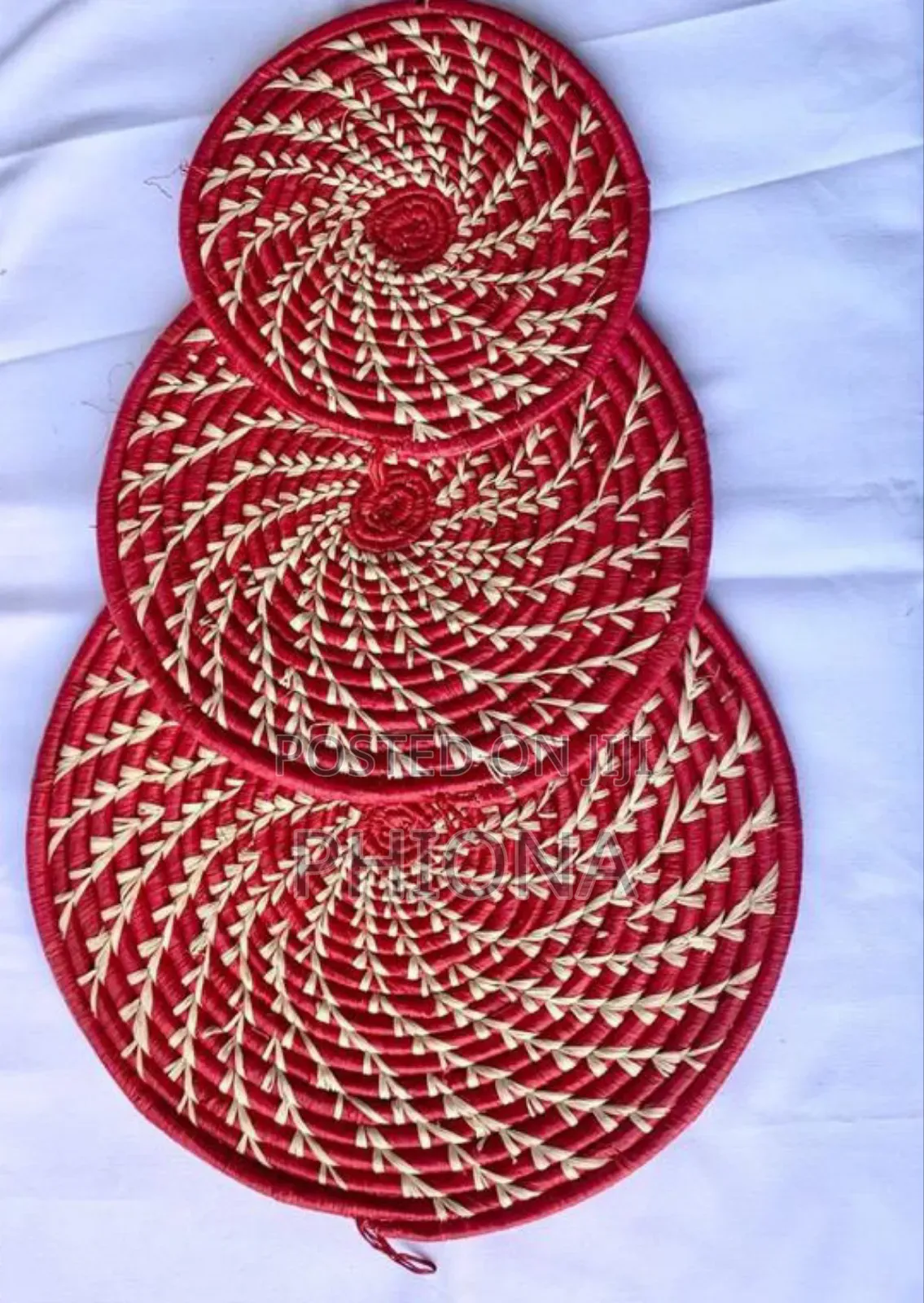 Decorated Wall Basket Mat