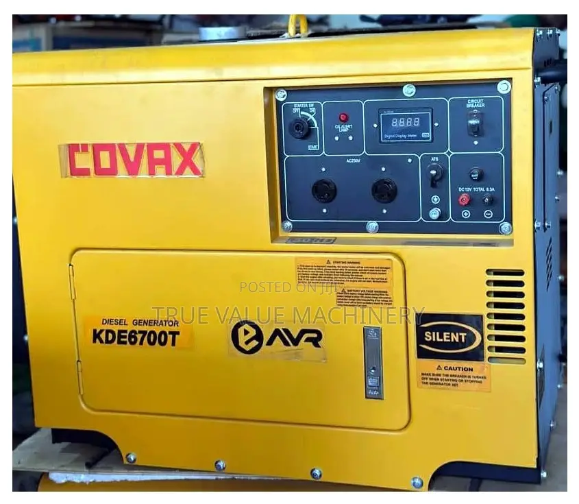 Covax 5000w Super Silent Box Body Generator