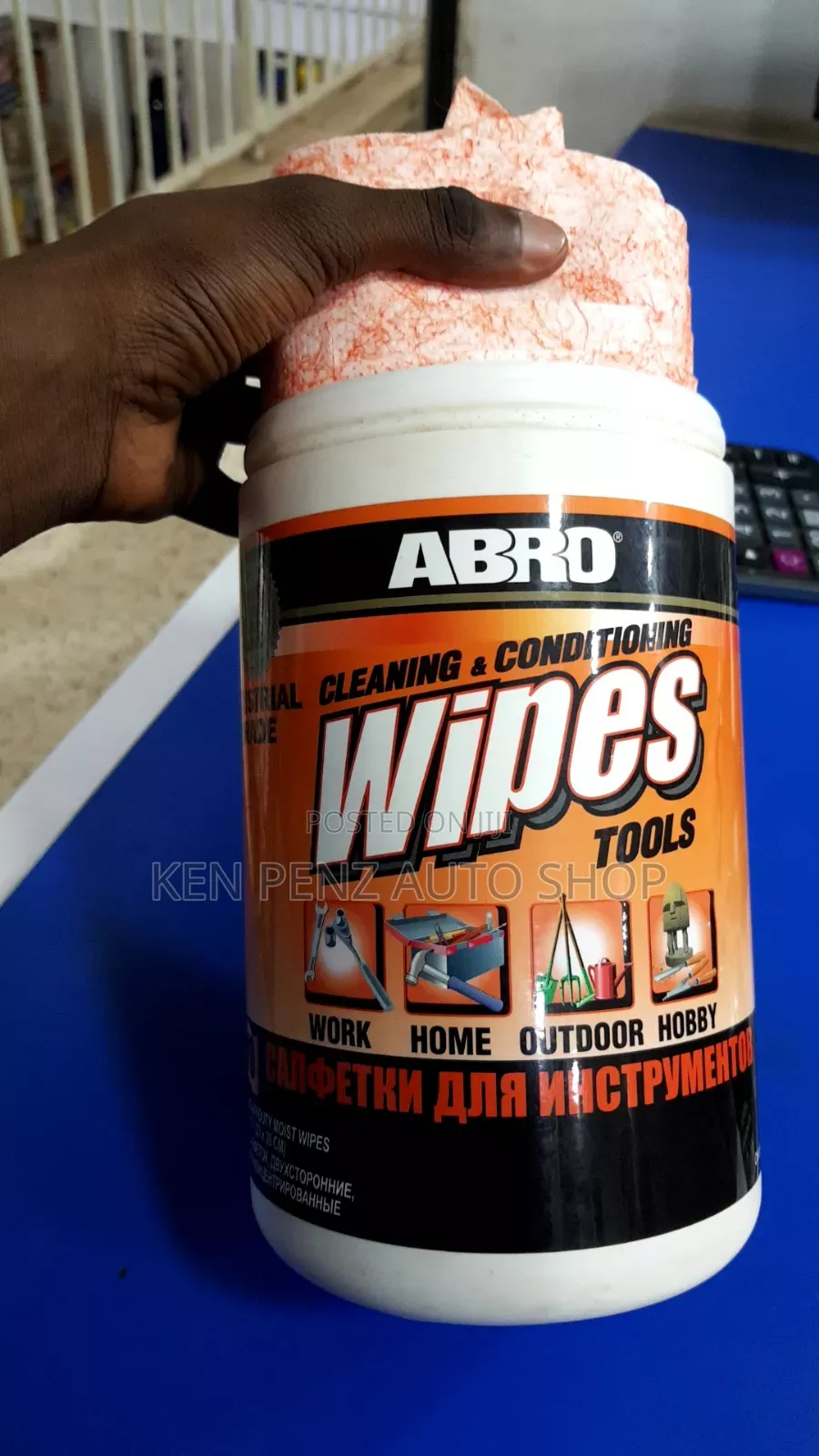 Industrial Grade Cleaning and Conditioning Wipes