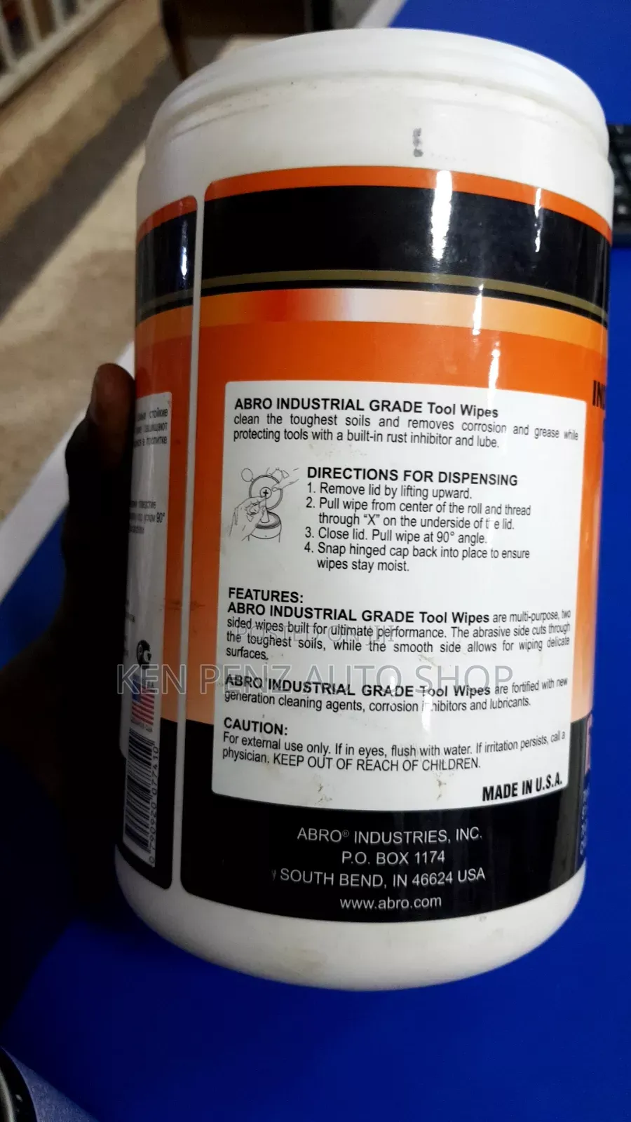 Industrial Grade Cleaning and Conditioning Wipes