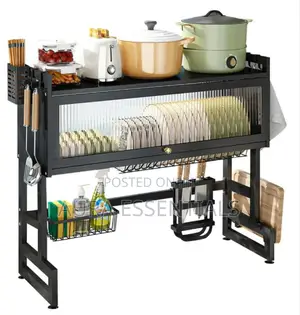 3 Tier Over Sink Dish Rack Steel Dish Drainer