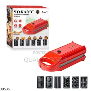 Sokany Sandwich Maker Set 6in1