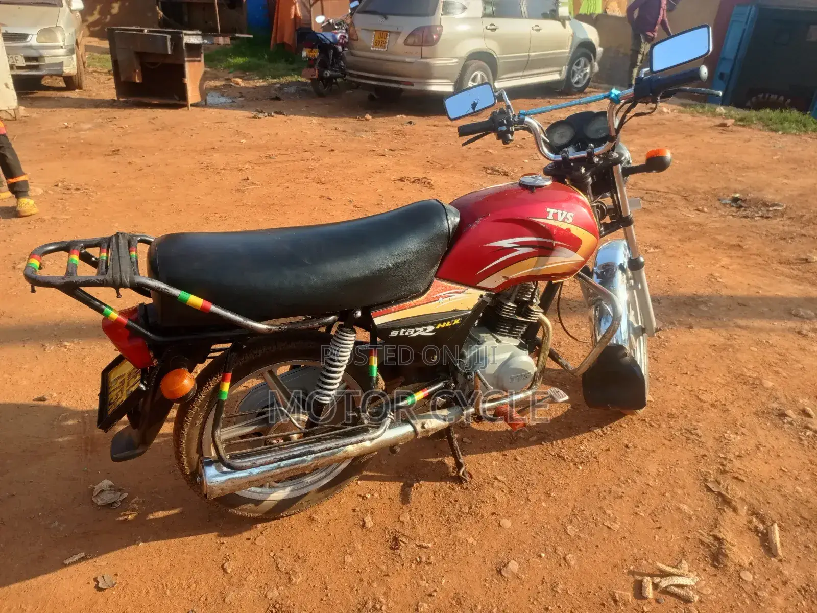 TVS HLX 125 2018 Red