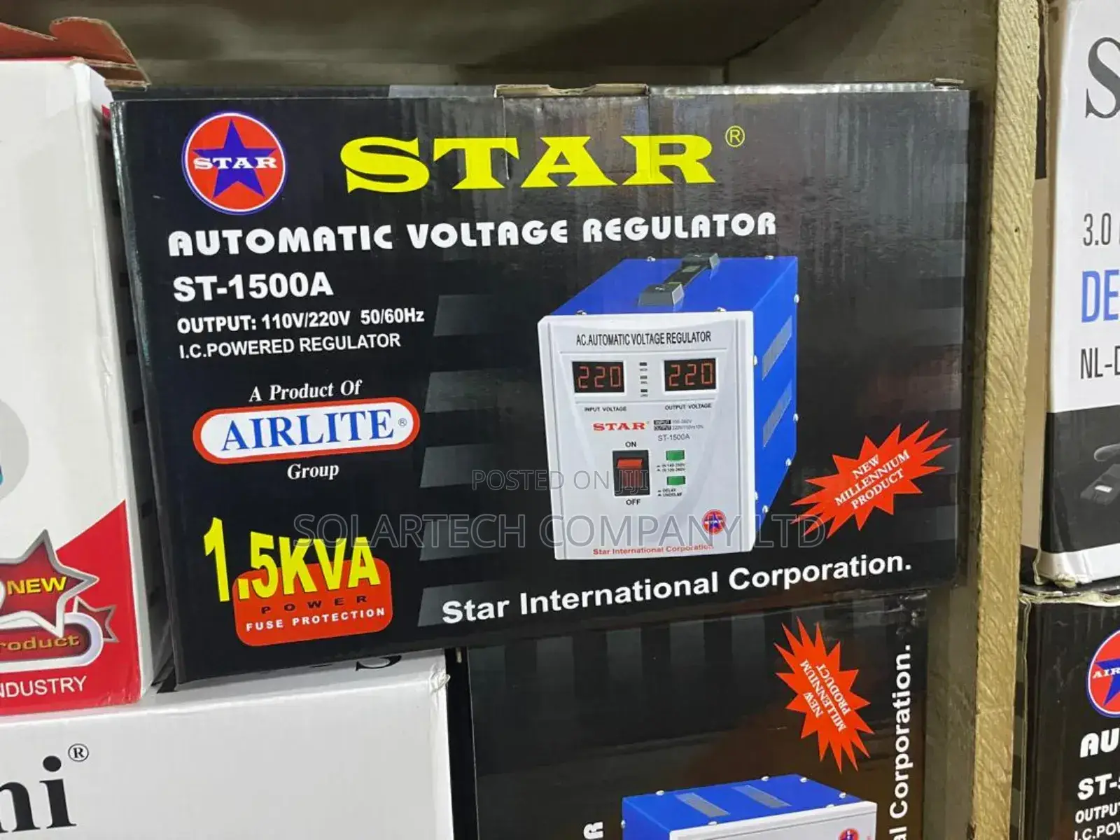 1.5kva Star Automatic Voltage Regulator/ Stabilizer Nova