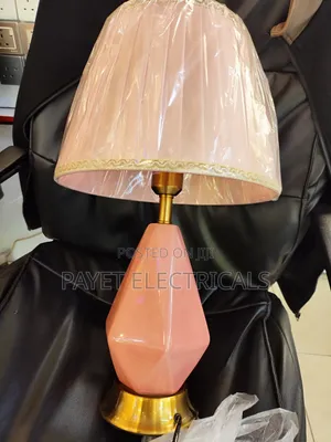 Photo - Pink and Gold Bedroom Lampshade
