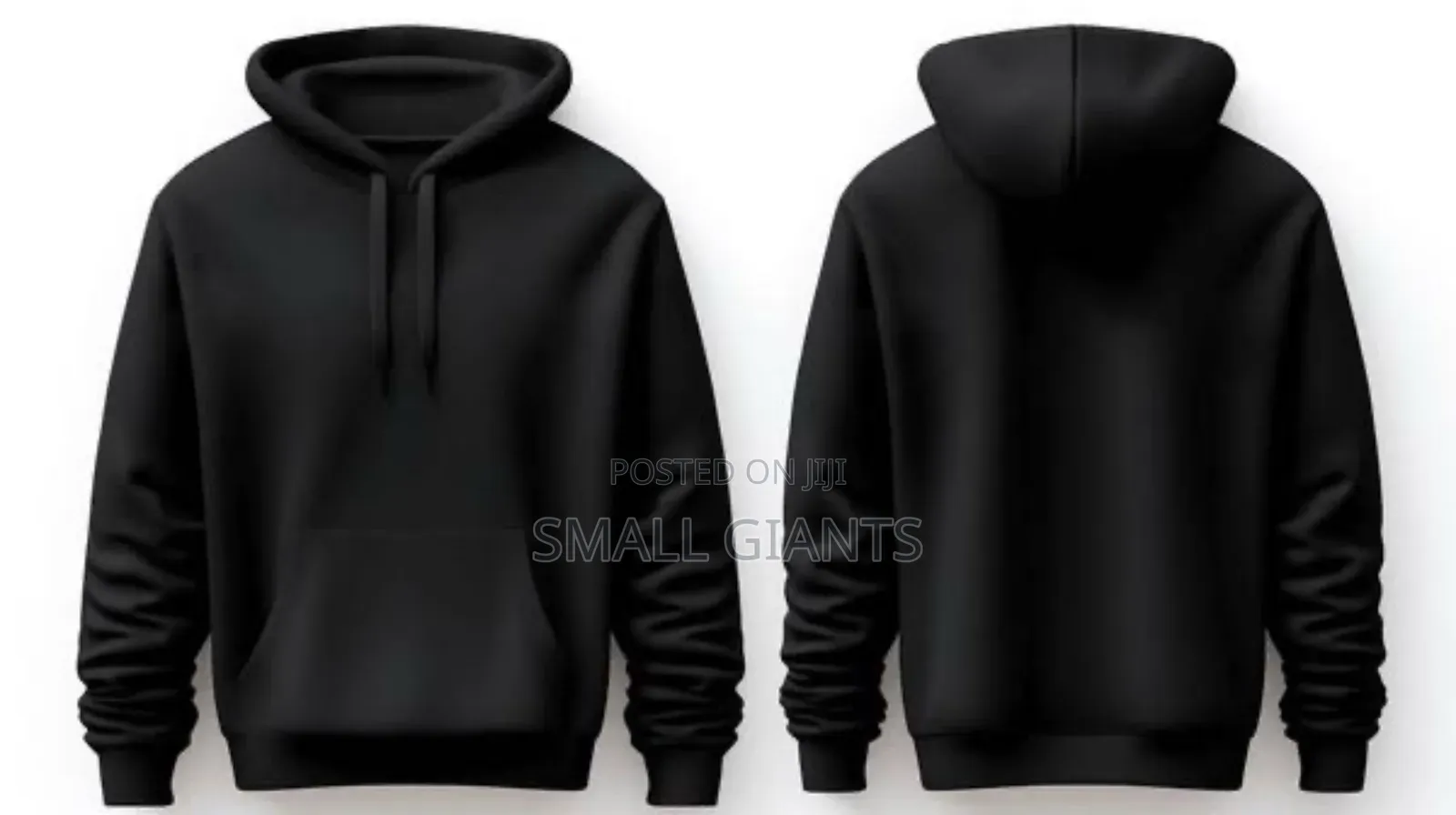 Black Unisex Hoodie Jumper Good Quality