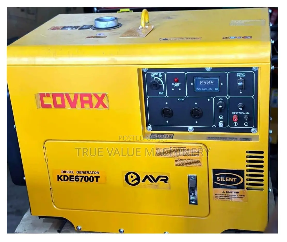 Covax 50hz 6500t Box Body Generator Silent Diesel