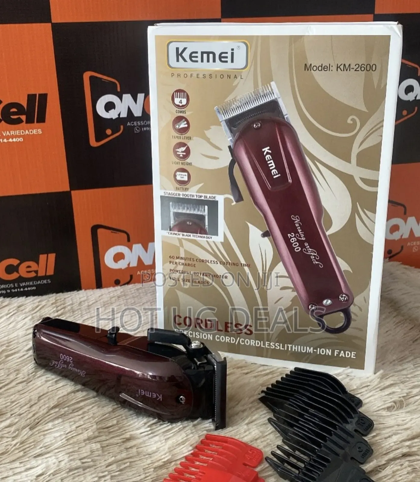 Kemei Rechargeable Hair Clipper/ Shaver Hair Trimmer Machine