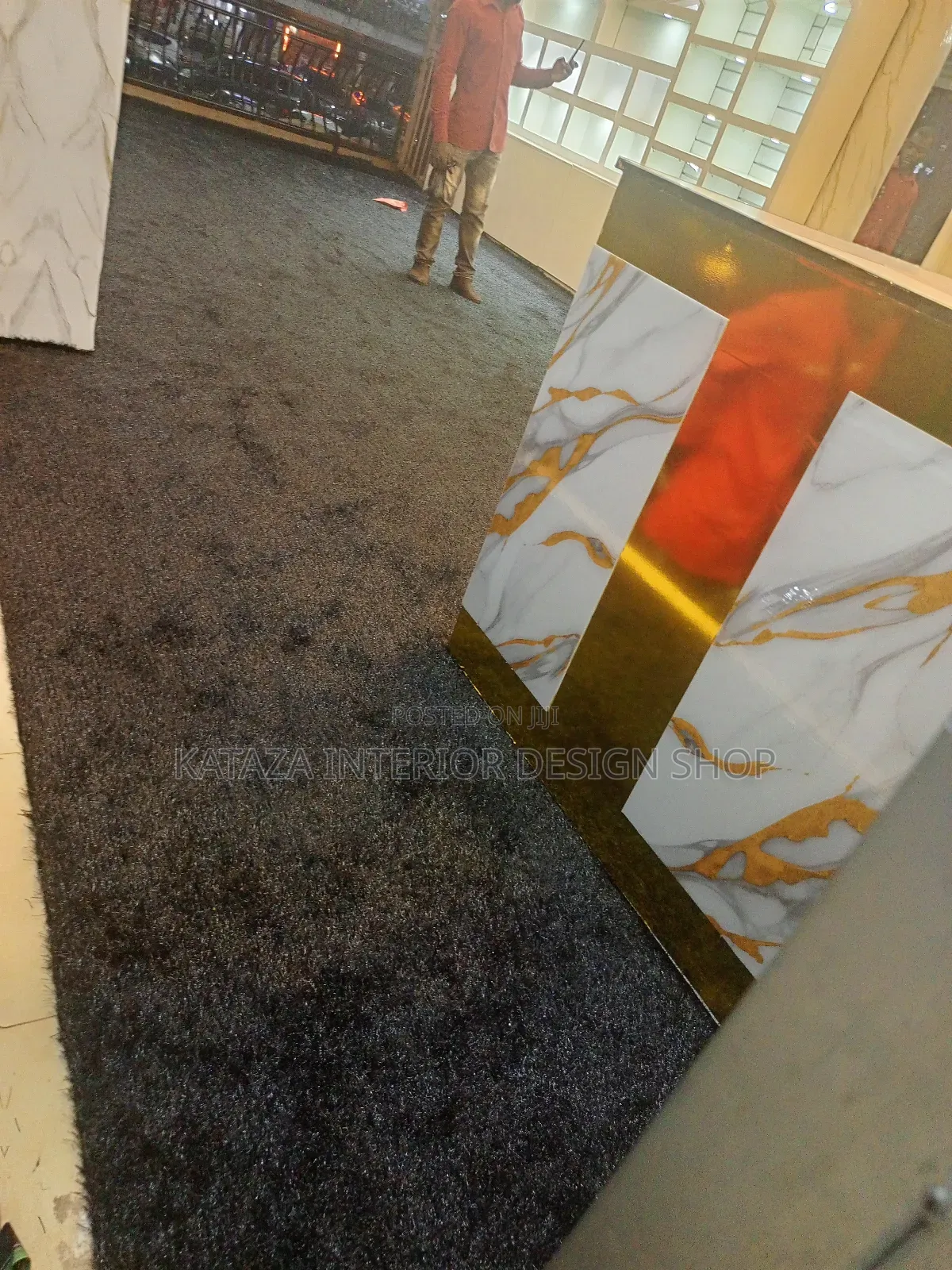 Original Highly Quailty Black Artificial Grass Carpet