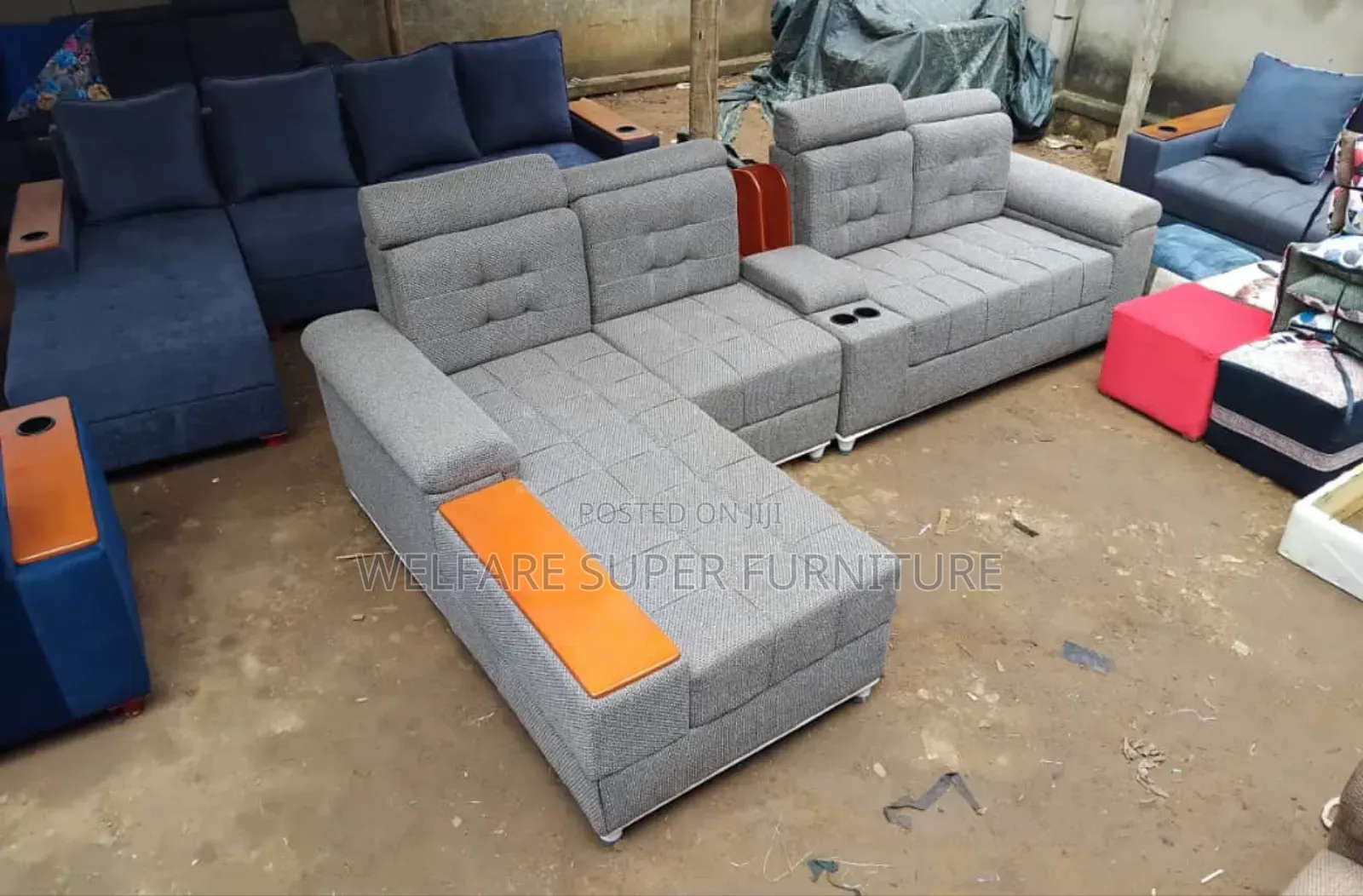 L Chair in Linie Material S Seater in Design