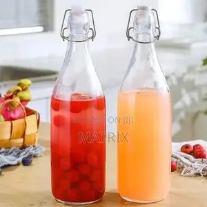 Clear Swing Glass Water Juice Bottle