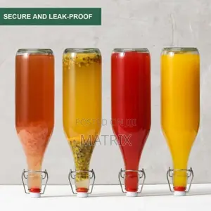 Clear Swing Glass Water Juice Bottle