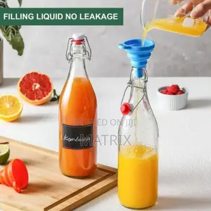 Clear Swing Glass Water Juice Bottle