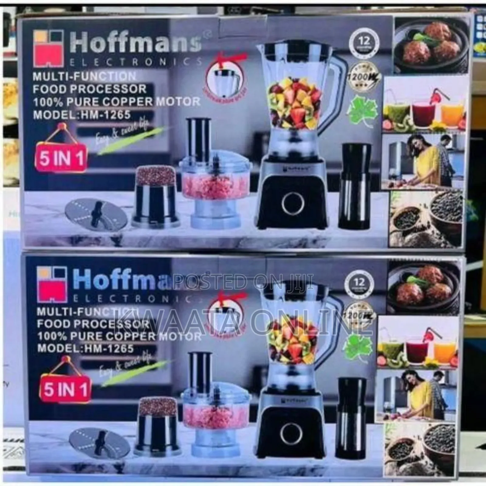 Hoffmans 5 in 1 Multifunction Blender Hm-1265