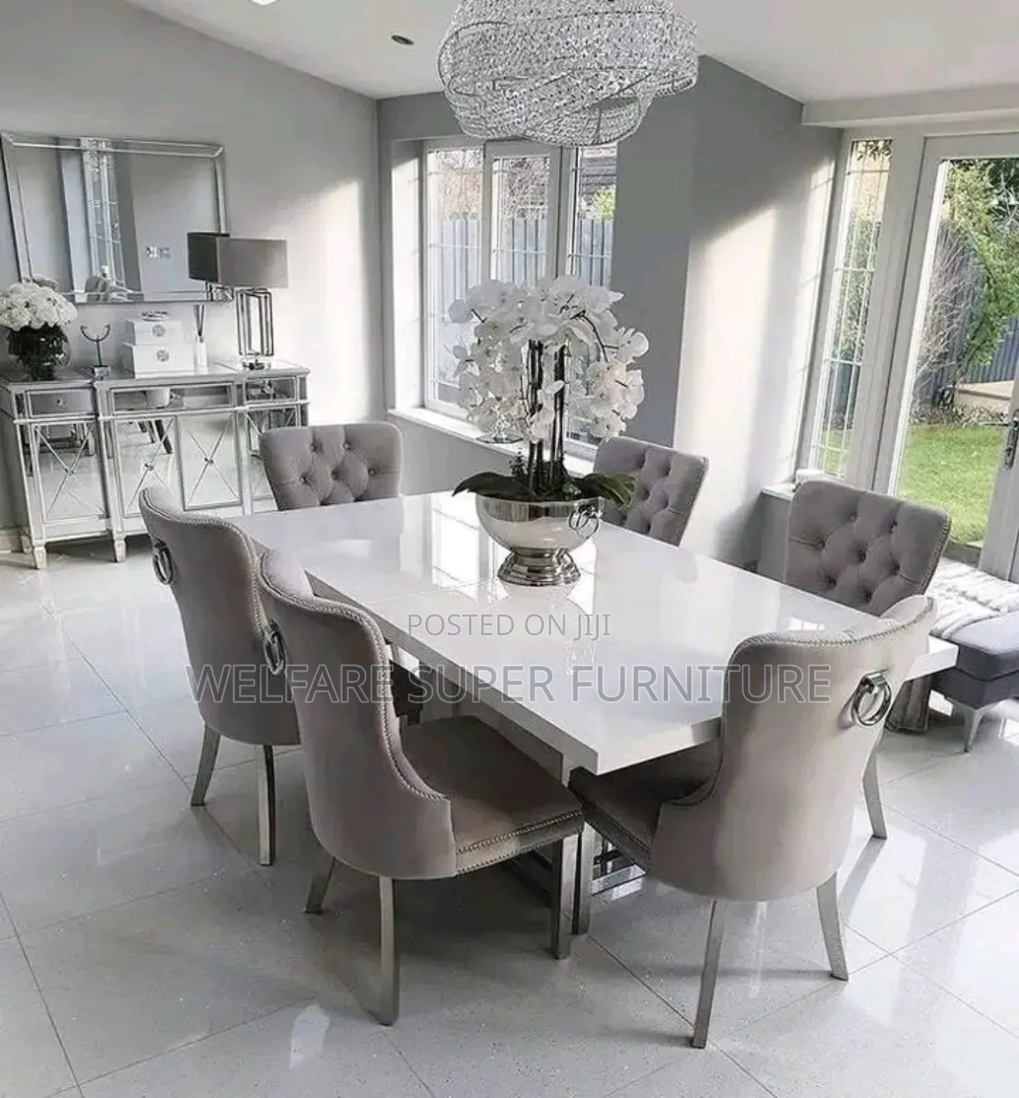 Mordan Dressed 4 Seater Dining