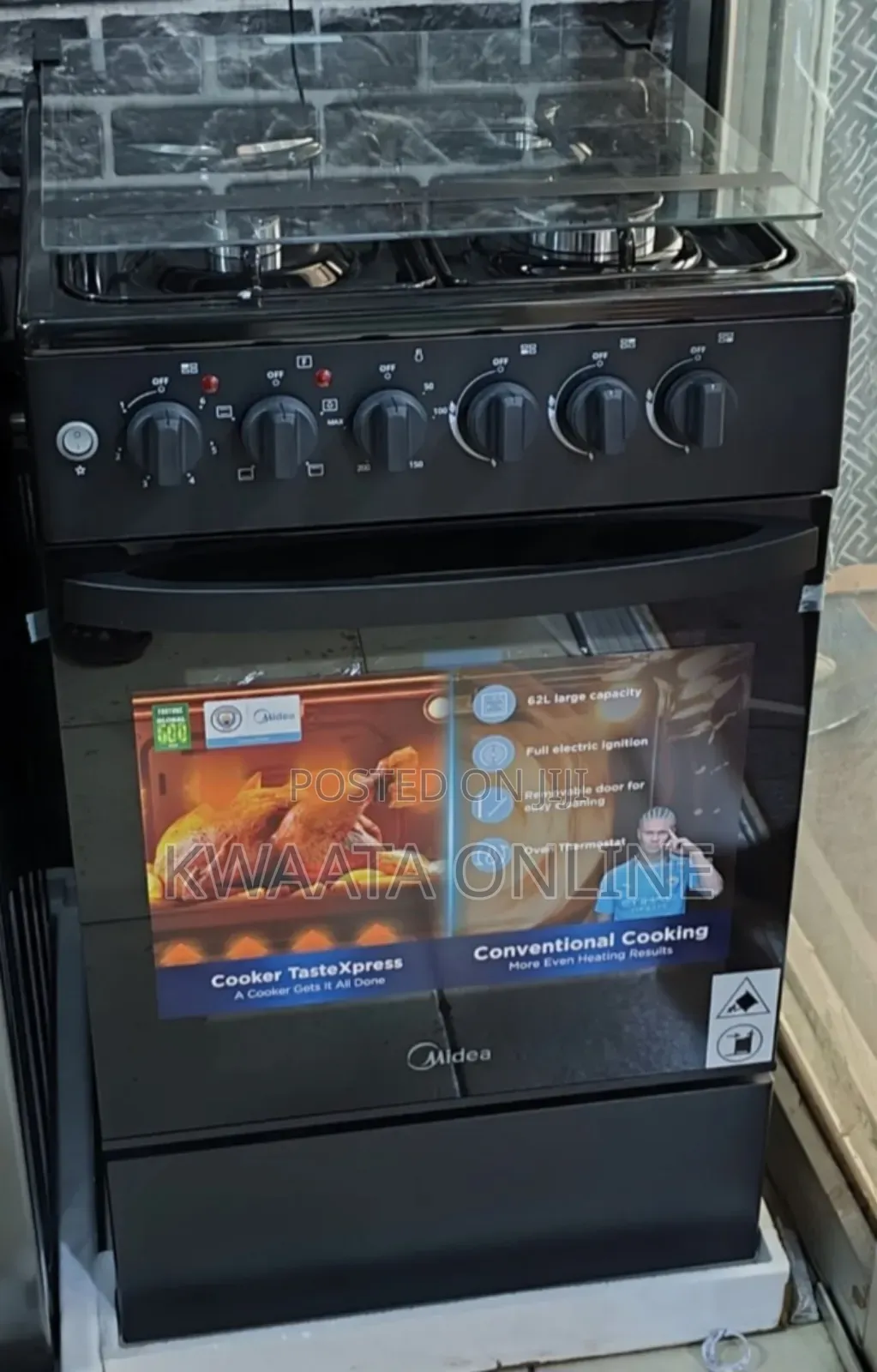Midea 3gas + 1electric Free Standing Cooker With Oven(60x50)