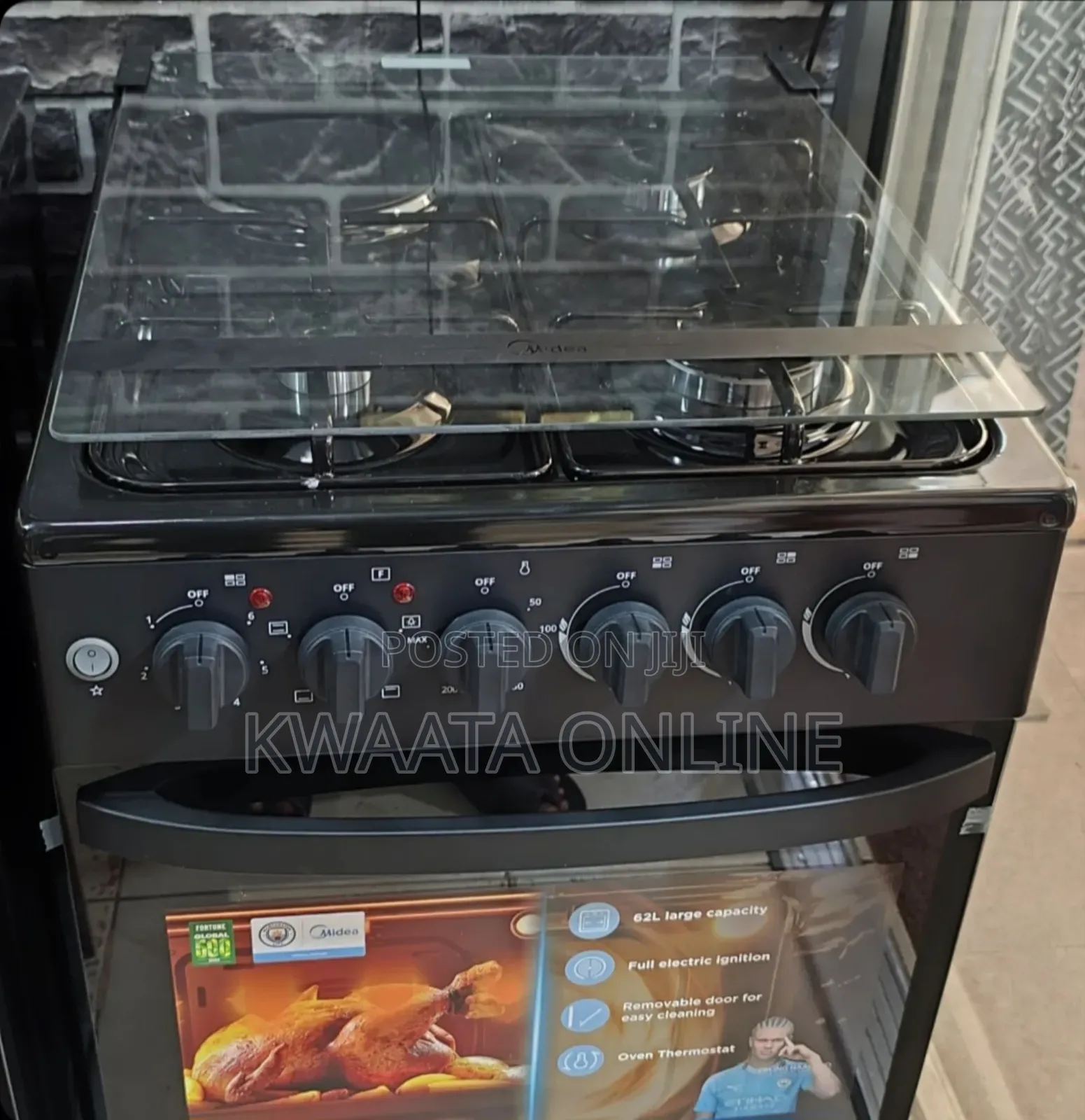 Midea 3gas + 1electric Free Standing Cooker With Oven(60x50)