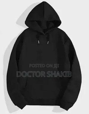 Photo - Comfortable Black Unisex Hoodie Jumper Good Quality