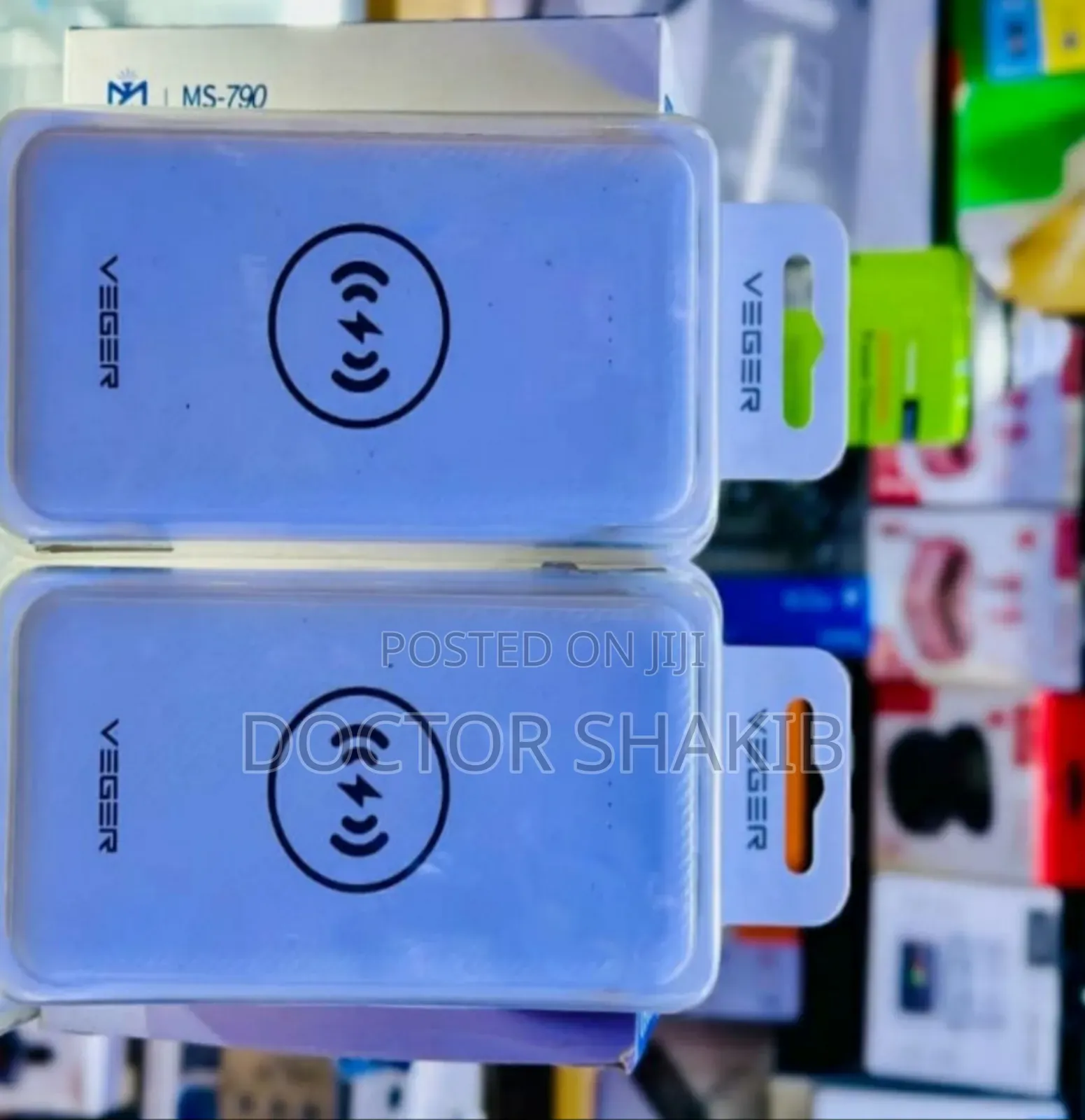 Brand New Veger Vp-1027w Wireless Charger Power Bank.