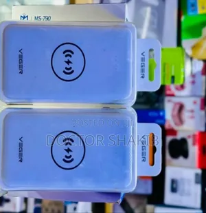 Brand New Veger Vp-1027w Wireless Charger Power Bank.