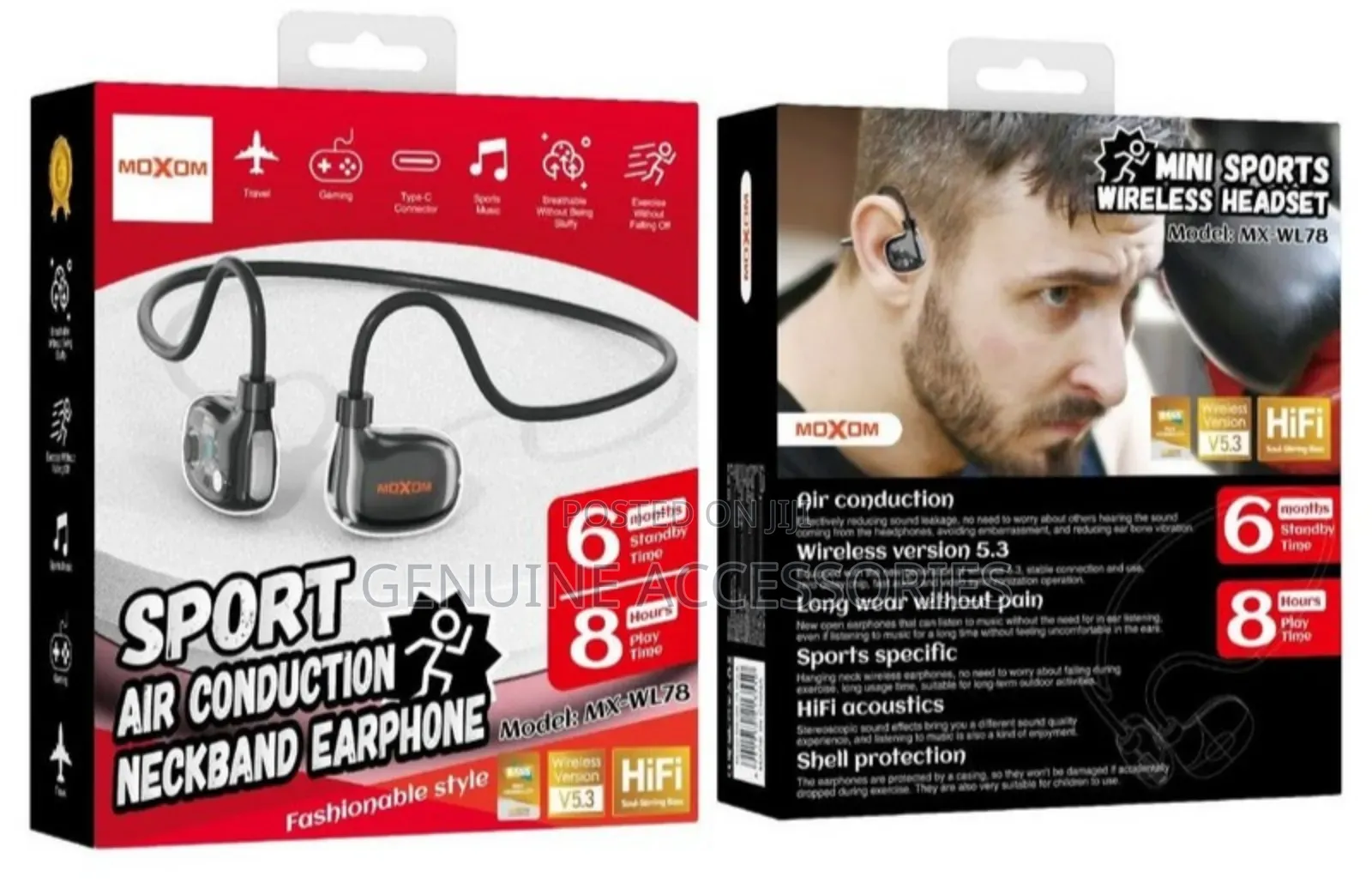 Bone Moxom Sport Air Conduction Earphones